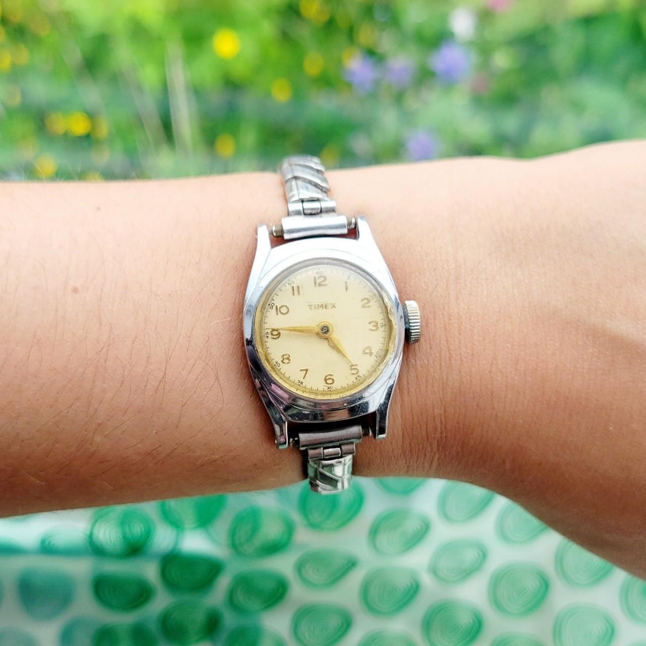 Vintage Timex Indiglo Genuine Leather Classic Watch. | Depop