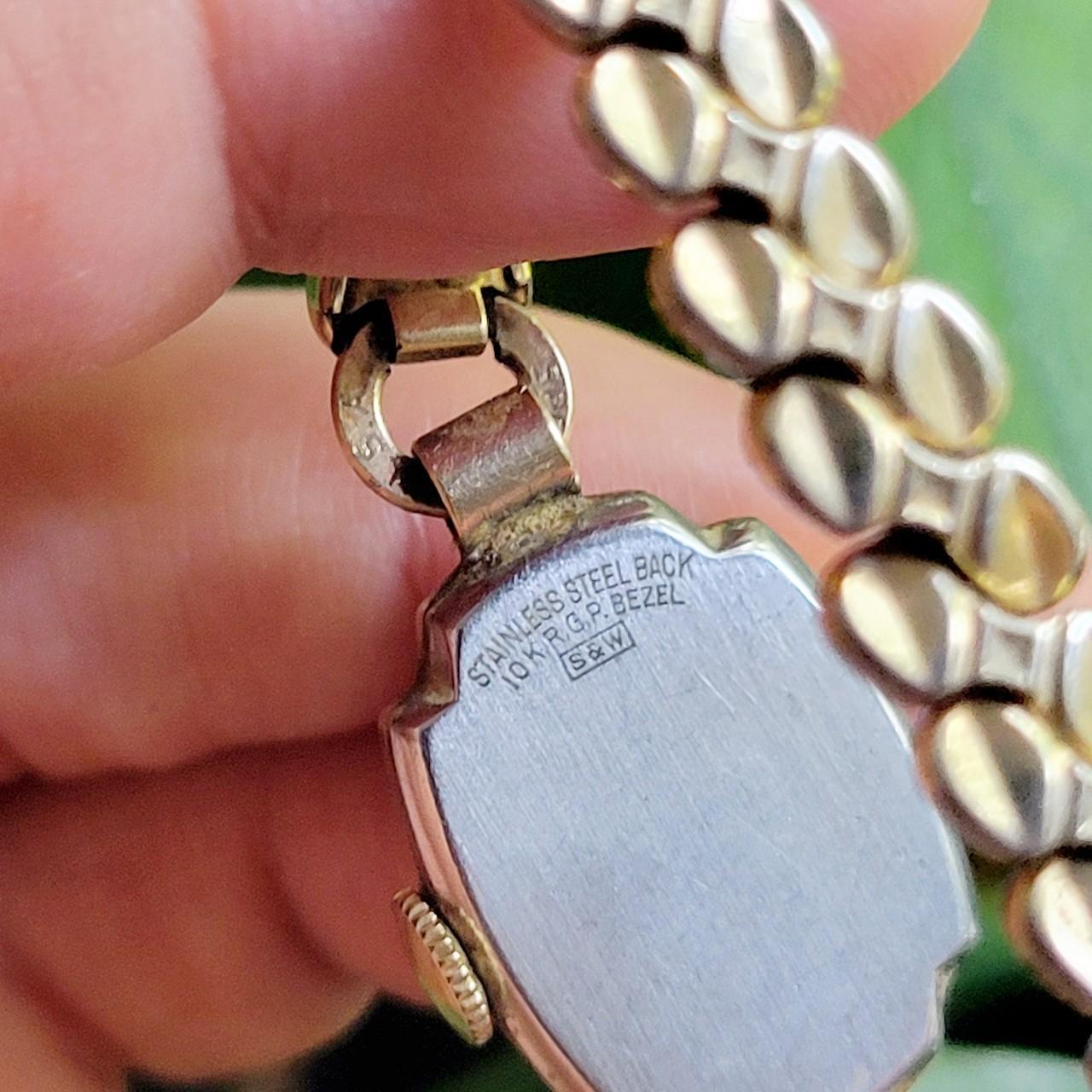 Classic 10K RGP Elgin Dainty Gold Art Deco Depop