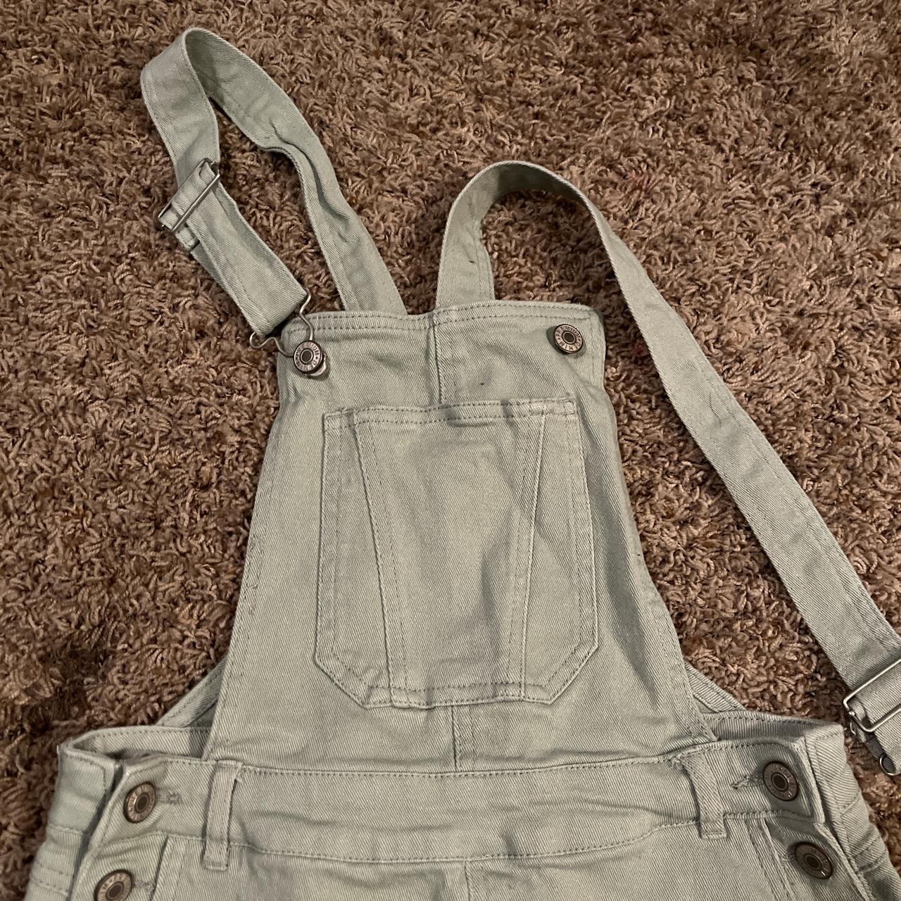 SUPER CUTE SAGE GREEN OVERALLS!!! ️ ️ From a cute... Depop
