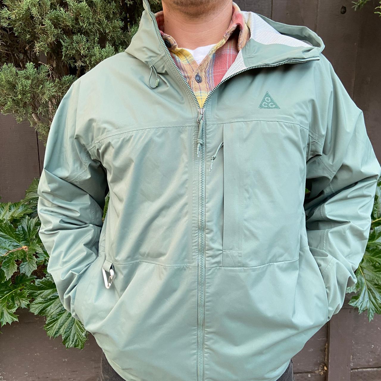 Lightly used NIKE ACG rain jacket size small. Lots... Depop