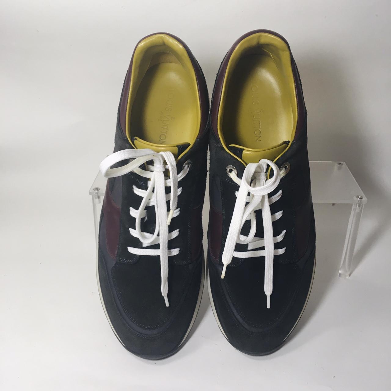Louis Vuitton Miles Sneaker Mens Size 9 Black - Depop