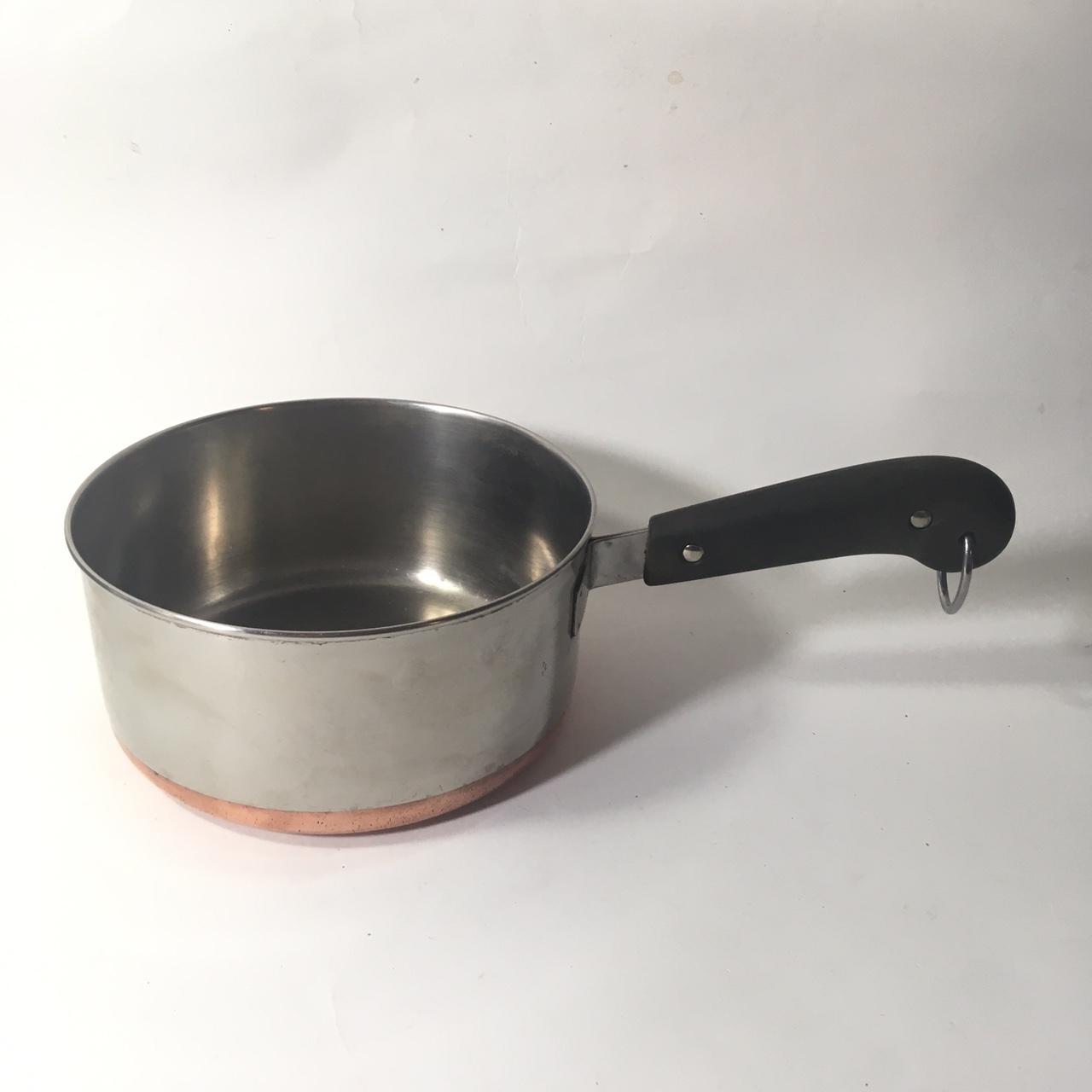 Revere Ware 1801 Copper Clad Patent 2272609 Stainless Steel Frying Pan With  Lid