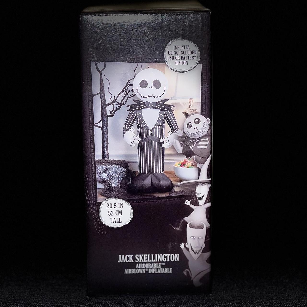 Good Brand New in Box Tabletop Inflatable Jack Skellington Decoration