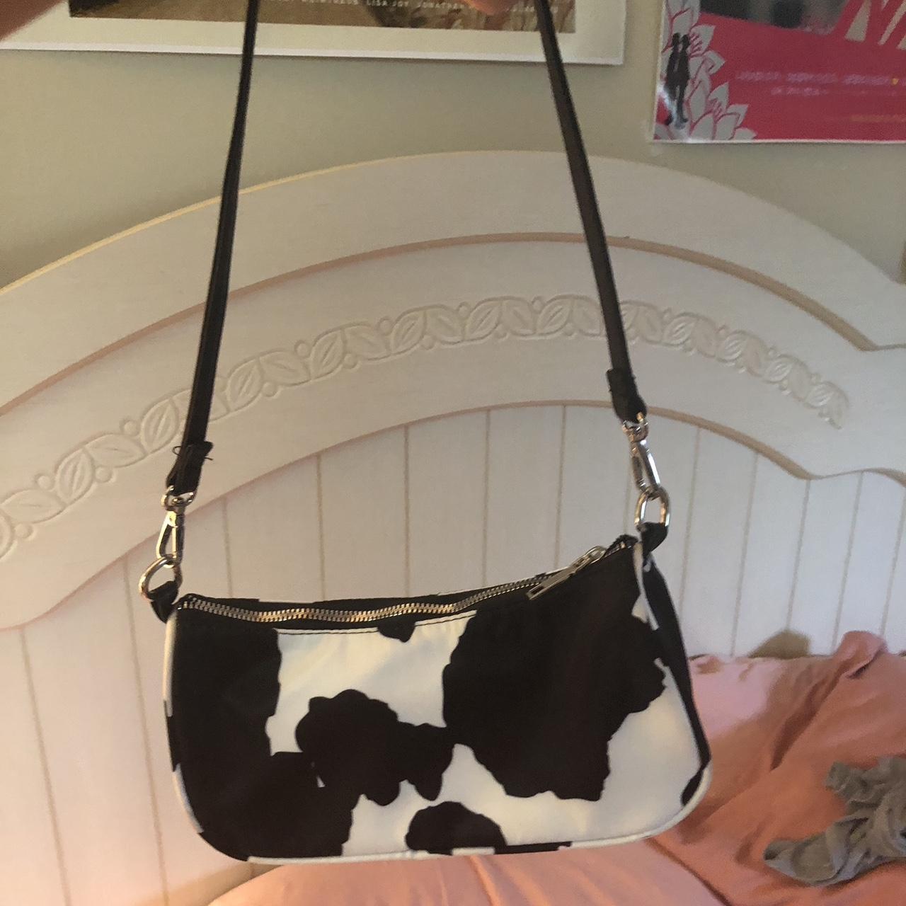 Shoulder bag cow discount print