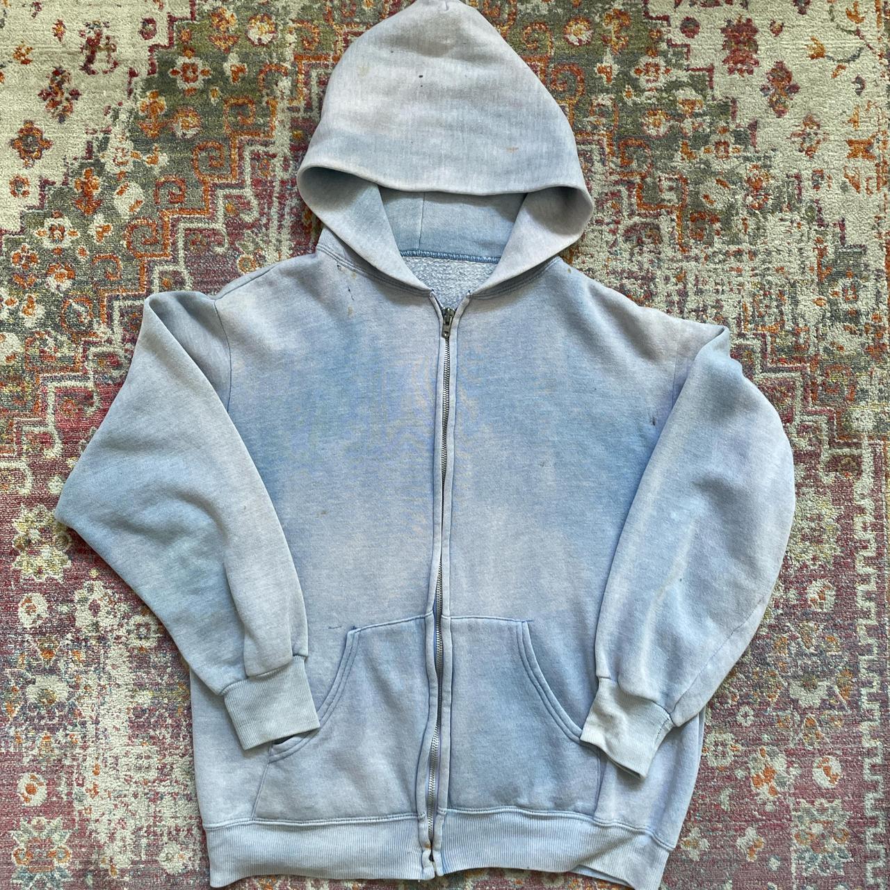 トップス 60s- usa vintage talonzip hoodie paint Drop Shoulder Zip Hoodie - Vintage Midnight – Hours