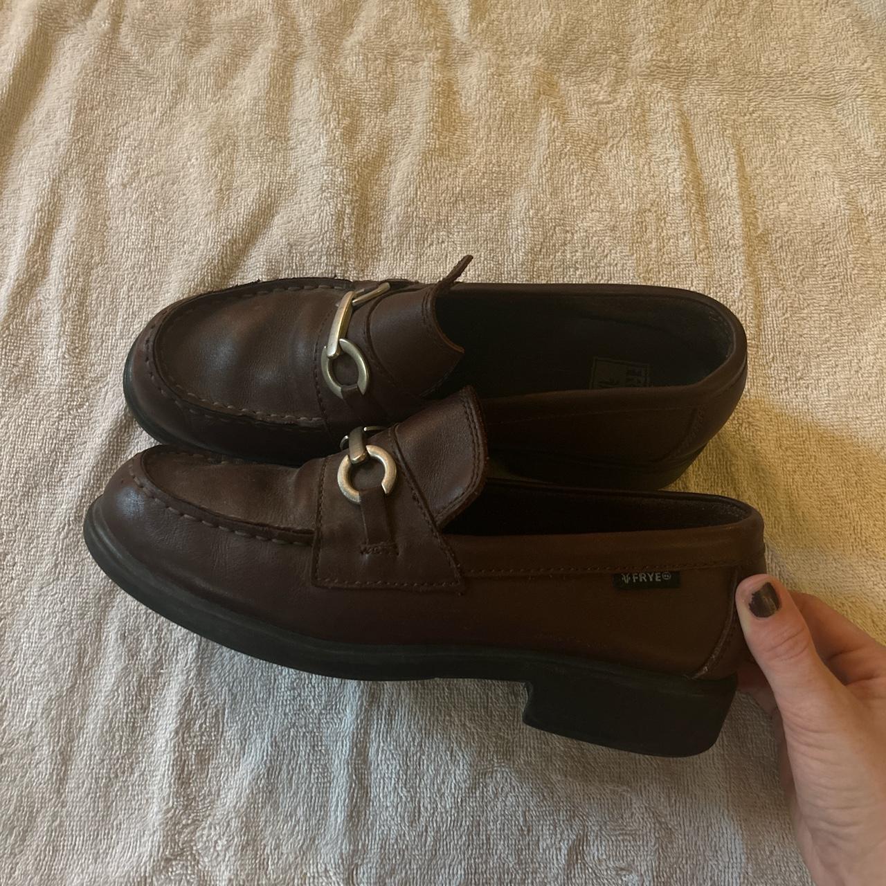 frye loafers womens