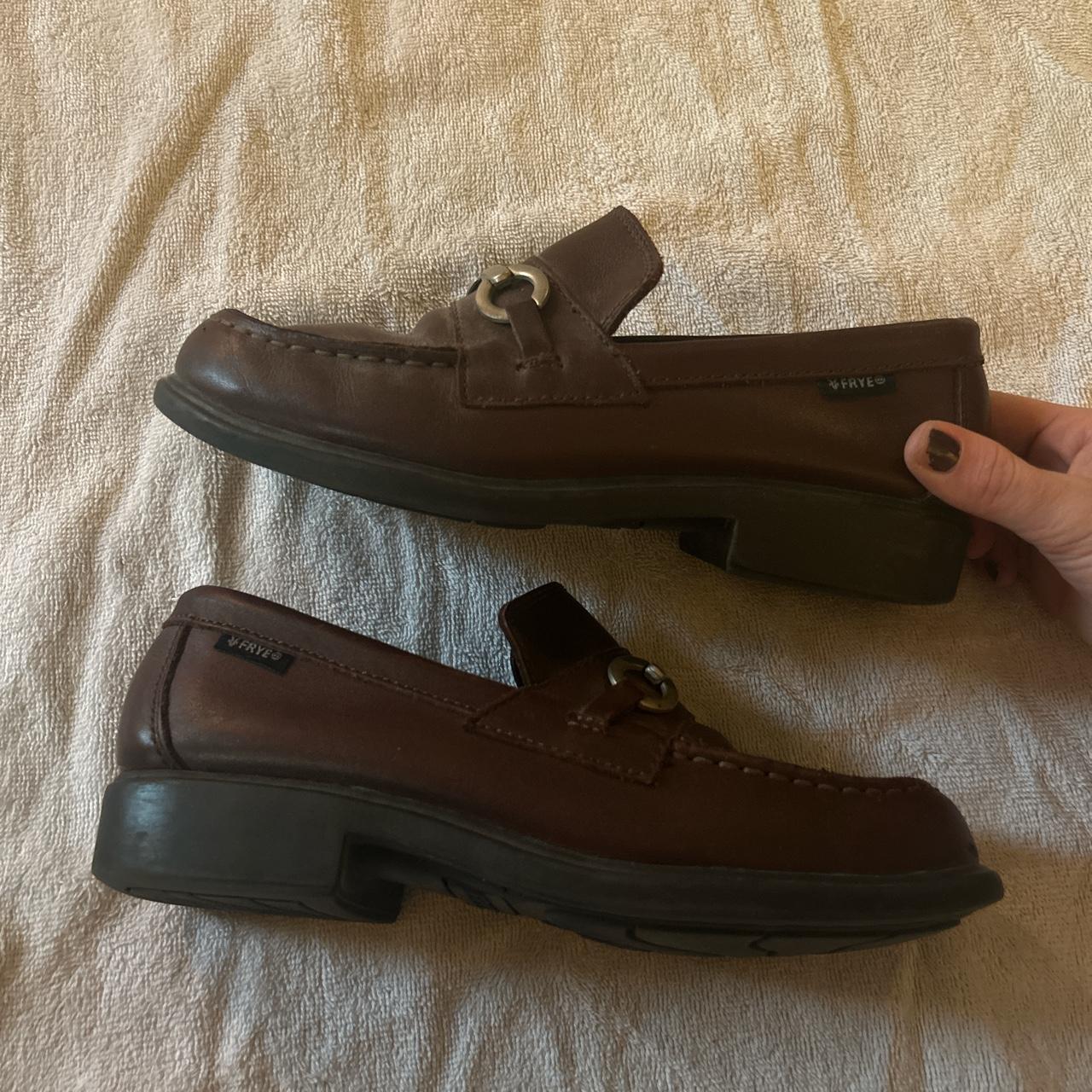 frye loafers womens