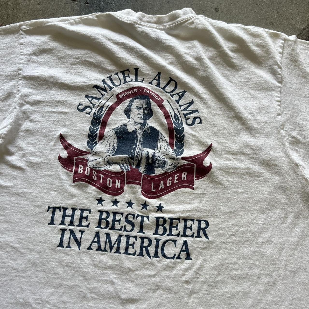Vintage Sam Adams Tshirt. Details vintage Sam... Depop