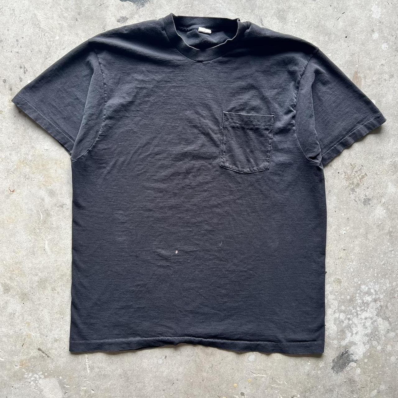 Fruit Of The Loom Men's Black T-shirt 