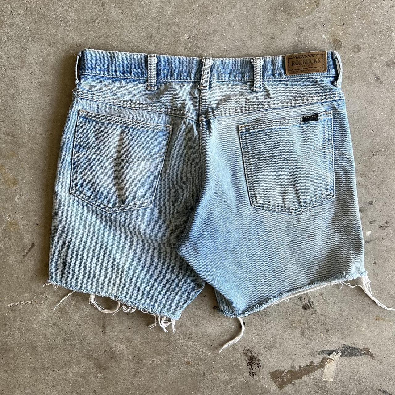 Vintage 70s denim shorts Details: vintage seers... - Depop