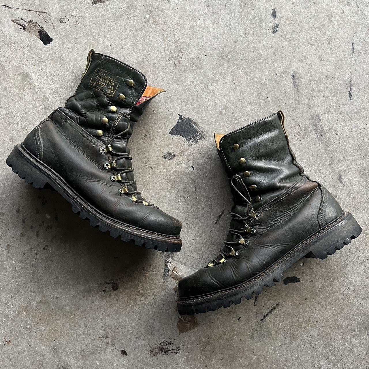 herman survivor boots vintage