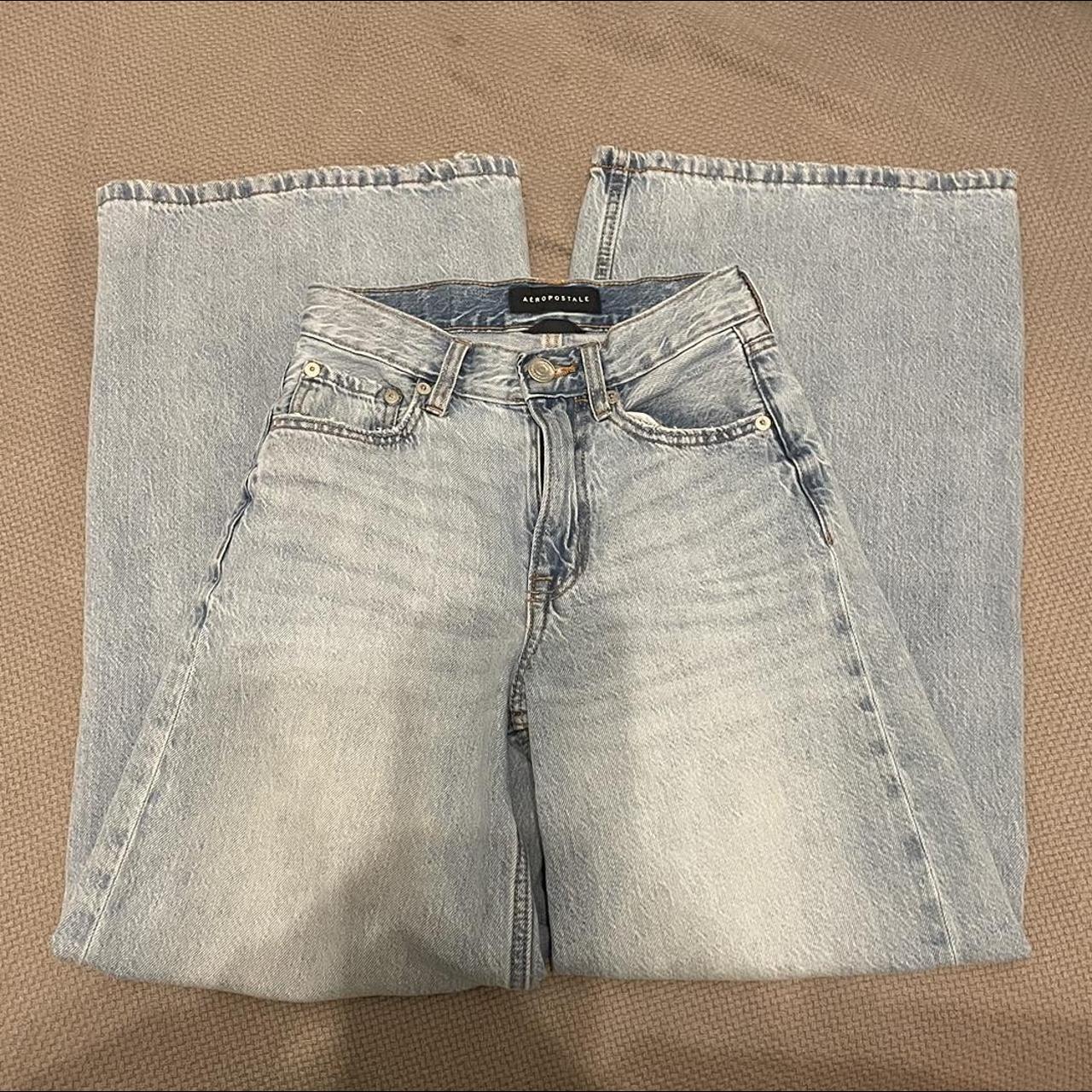 Aeropostale Women's Blue Jeans | Depop