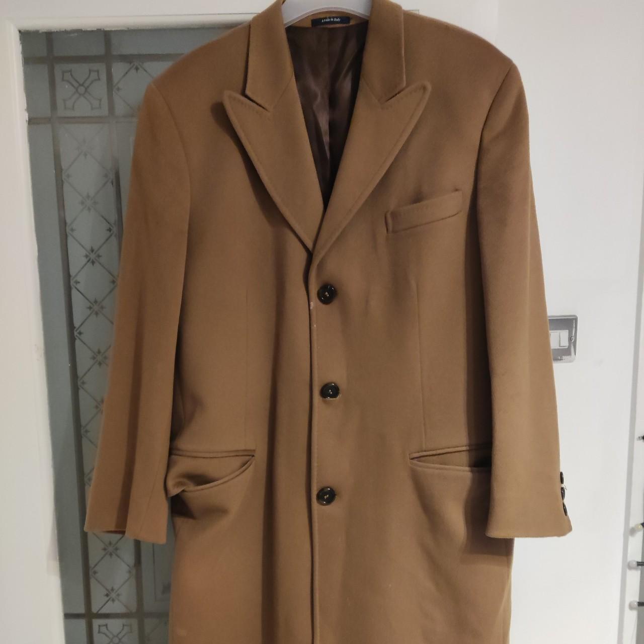 Hackett camel coat best sale