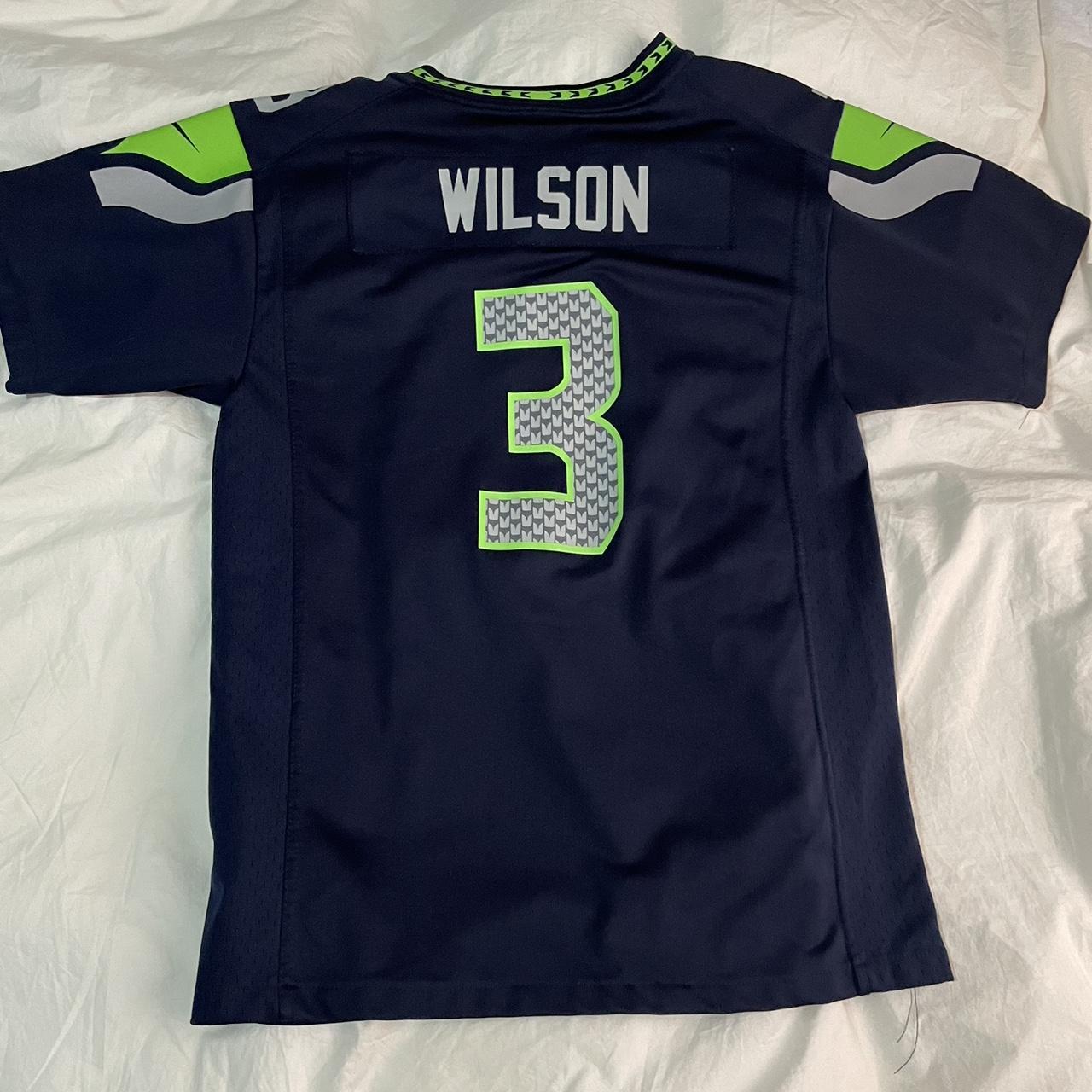 Russell Wilson Wolf Grey Seattle Seahawks jersey. - Depop