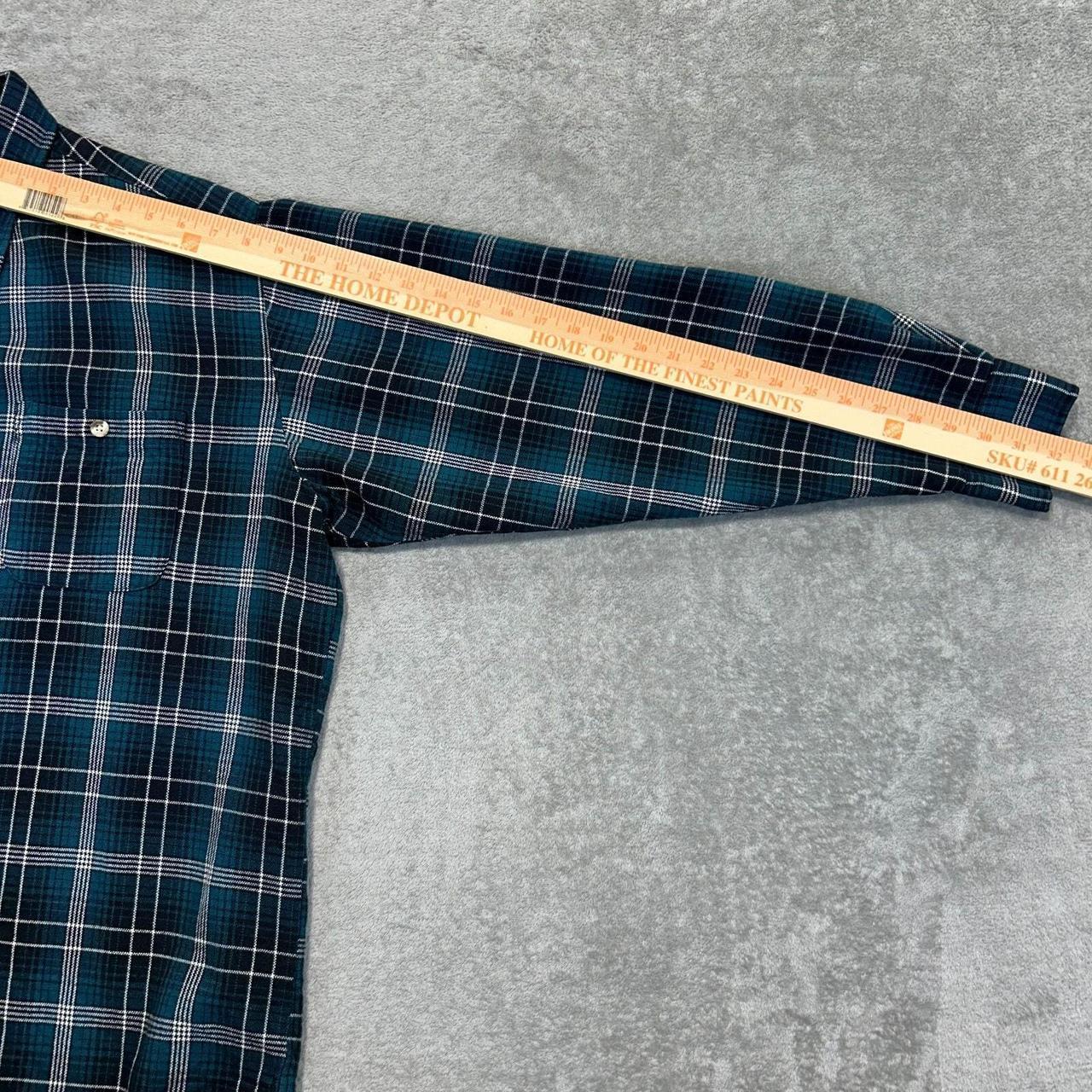 Source Unknown Men's Shirt - Green – Wool Button … - image 6