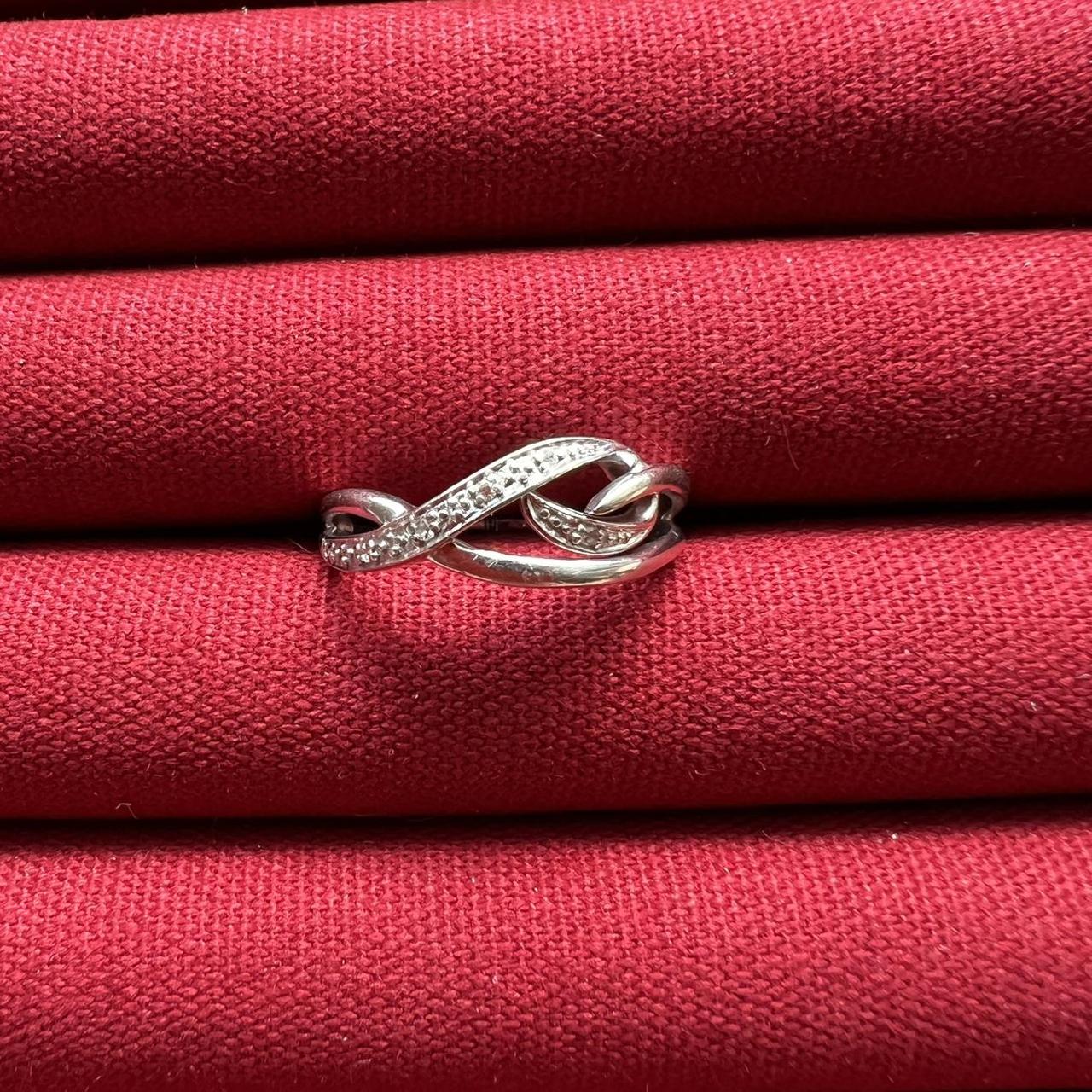 Women's Ring - Silver/Gold – 10K Solid White Gold… - image 4