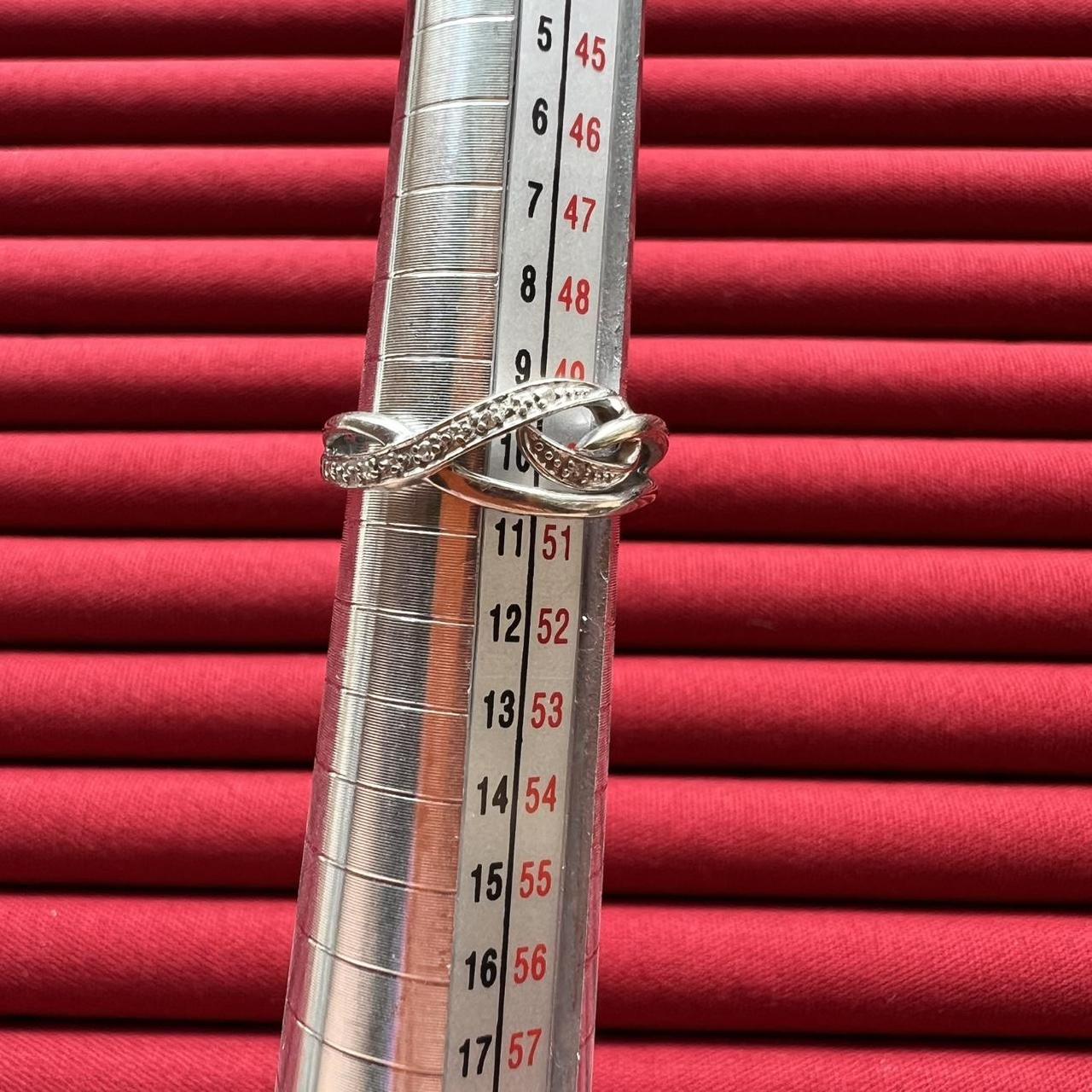 Women's Ring - Silver/Gold – 10K Solid White Gold… - image 7