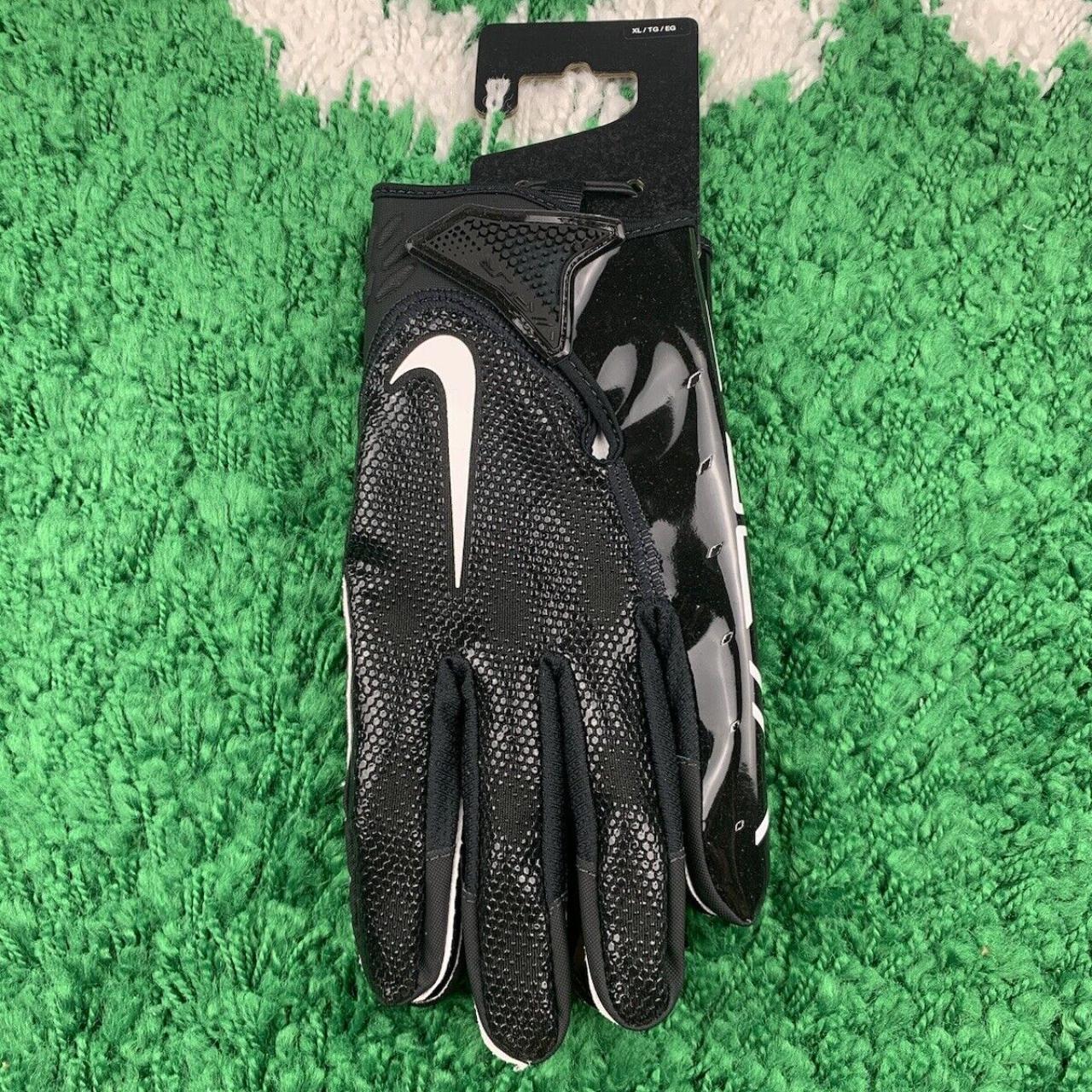 Nike Vapor Jet 7.0 Football Gloves Black White in a... Depop