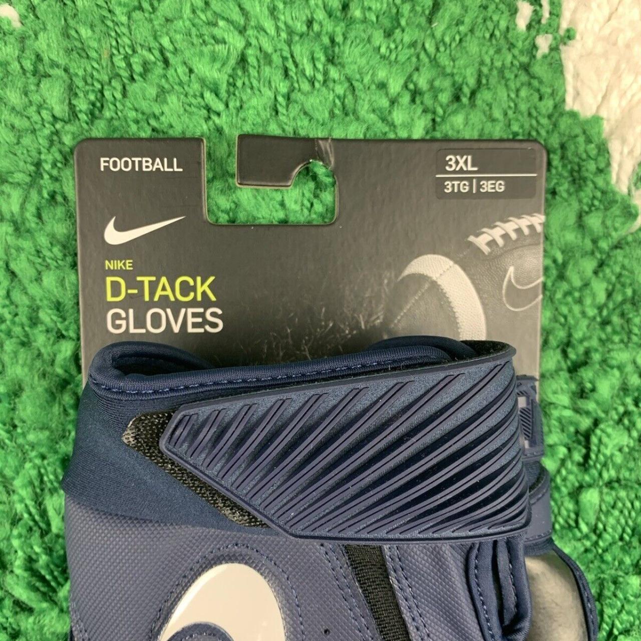 Nike Football D-Tack 6.0 hot Green Gloves (CK2926-354) NFL Lineman Men’s Size 3XL