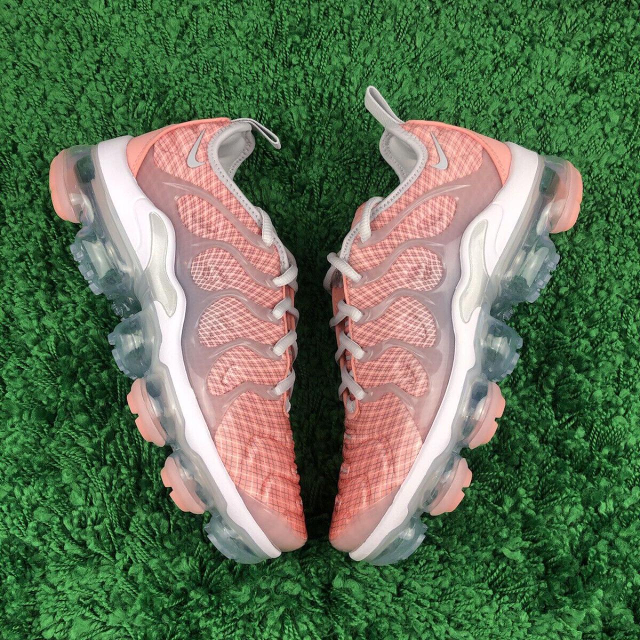 Nike Air VaporMax Plus Bleached Coral Pure Platinum. Depop