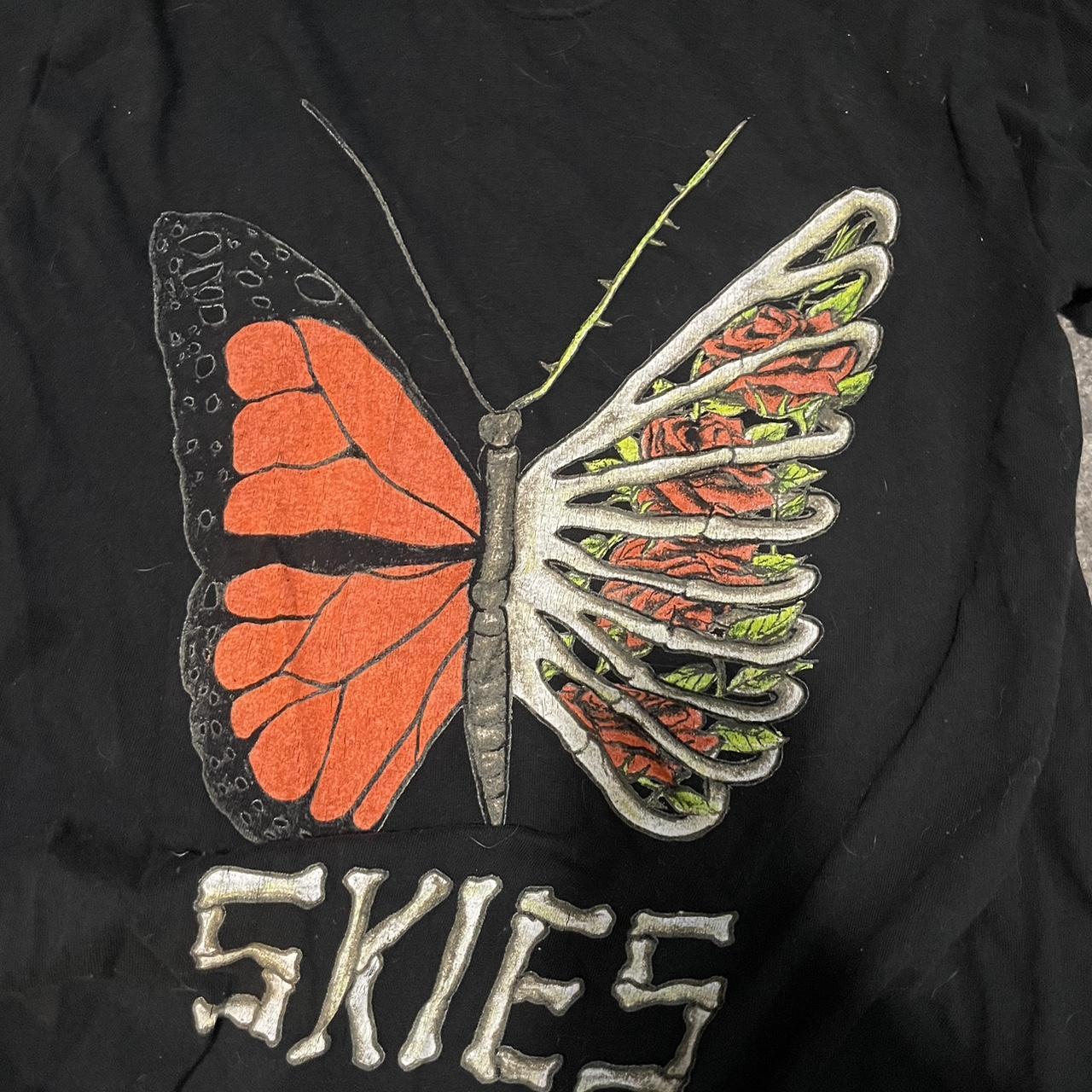 Lil skies sale butterfly ribs hoodie