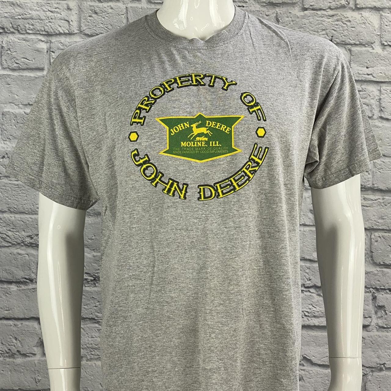 Grey T-Shirt John Deere