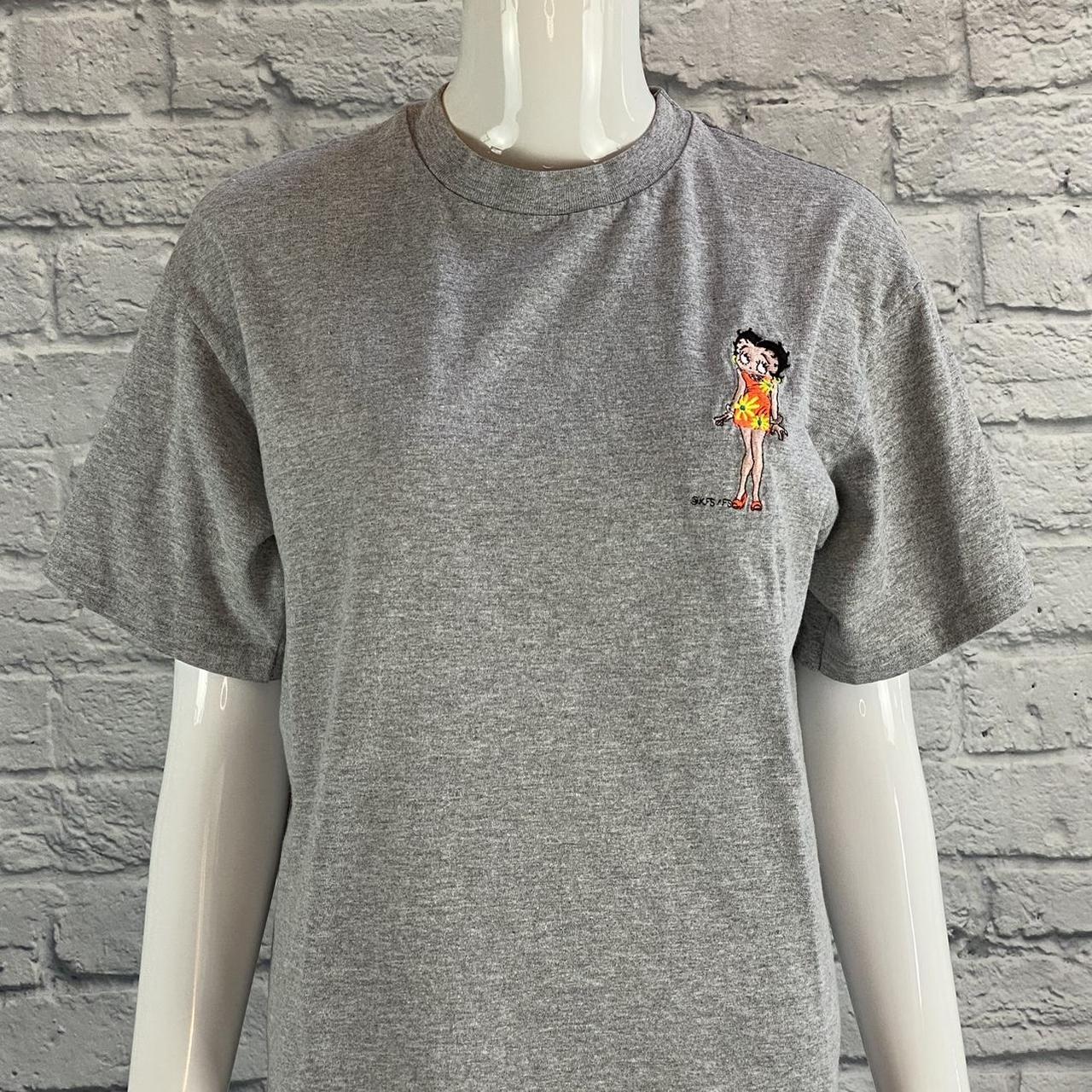 Vintage Betty boop embroidery tee in great... - Depop