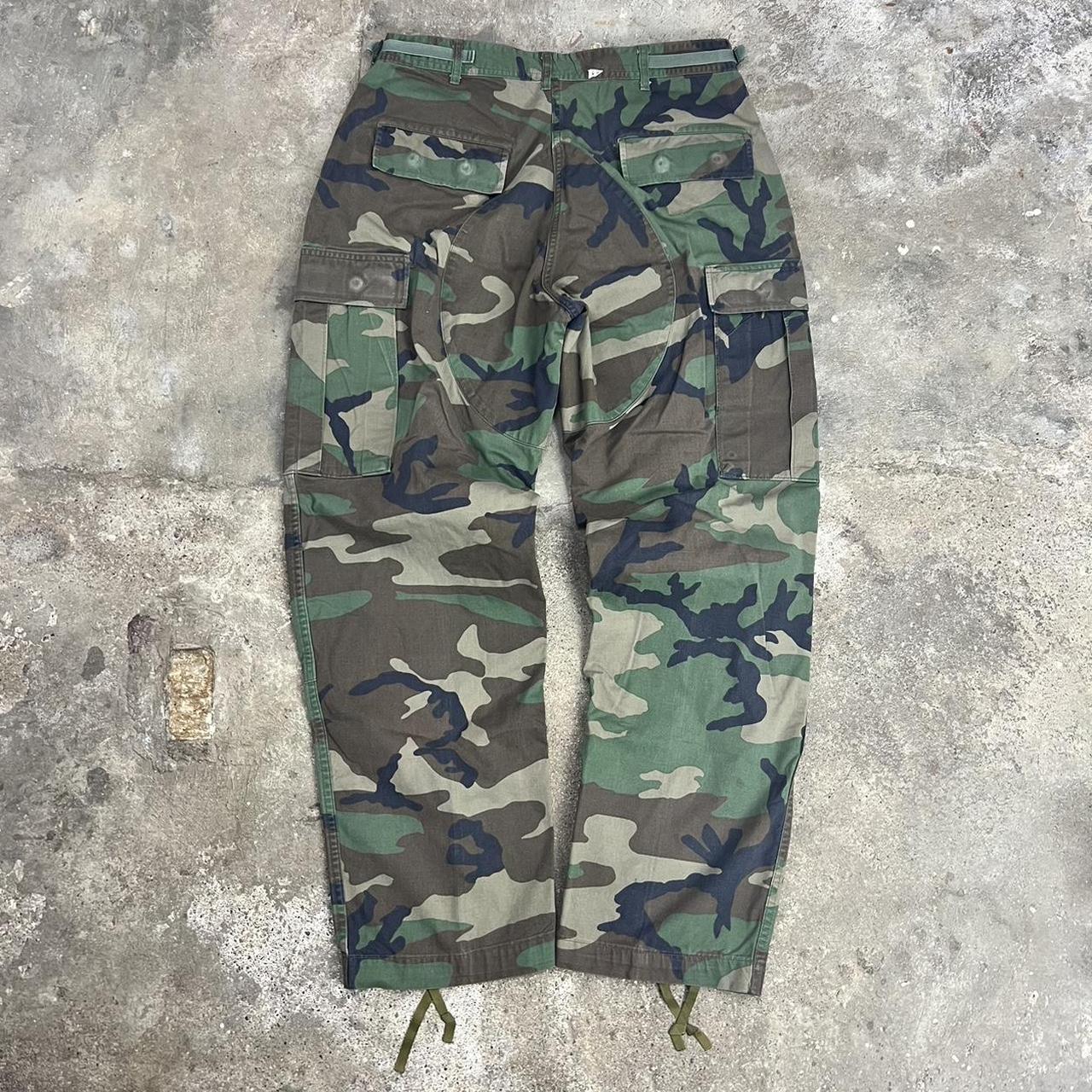 Men's Green and Brown Trousers | Depop