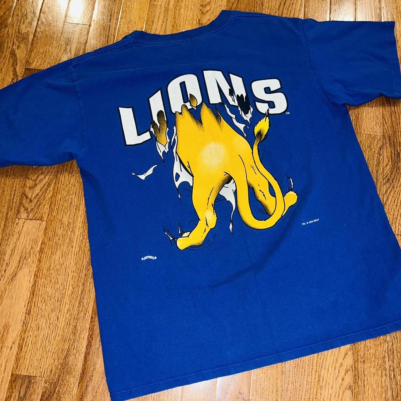 Vintage Detroit Lions Tee Vintage NFL Detroit Lions - Depop