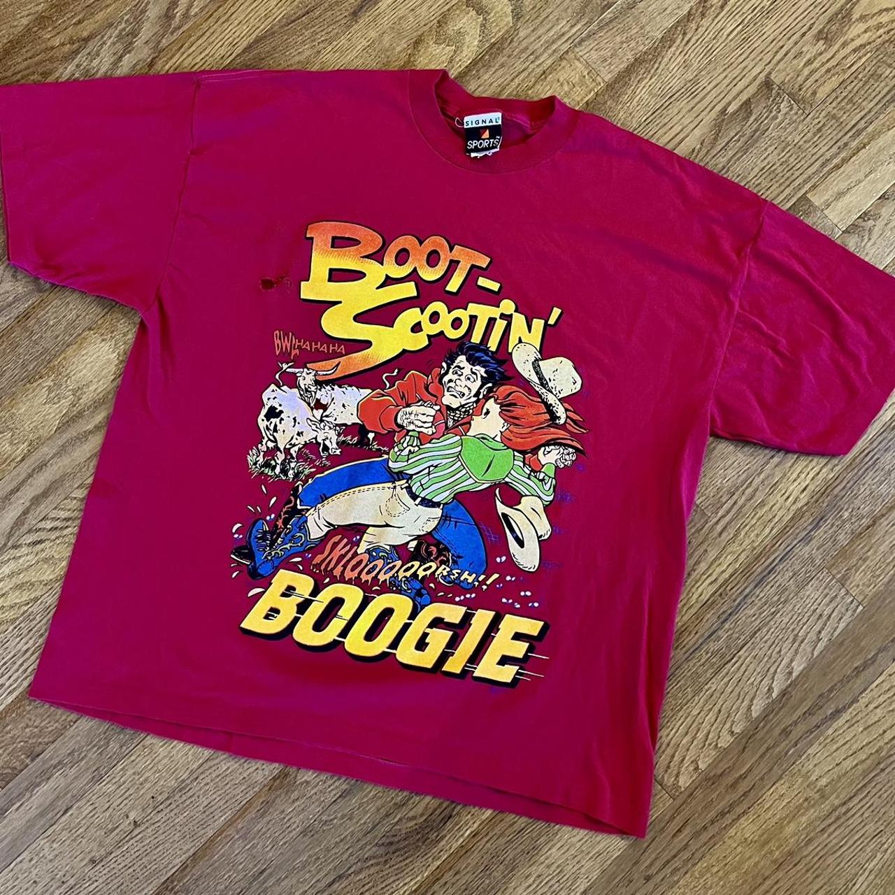 Vintage Boot Scootin Boogie Graphic T-shirt Good... - Depop