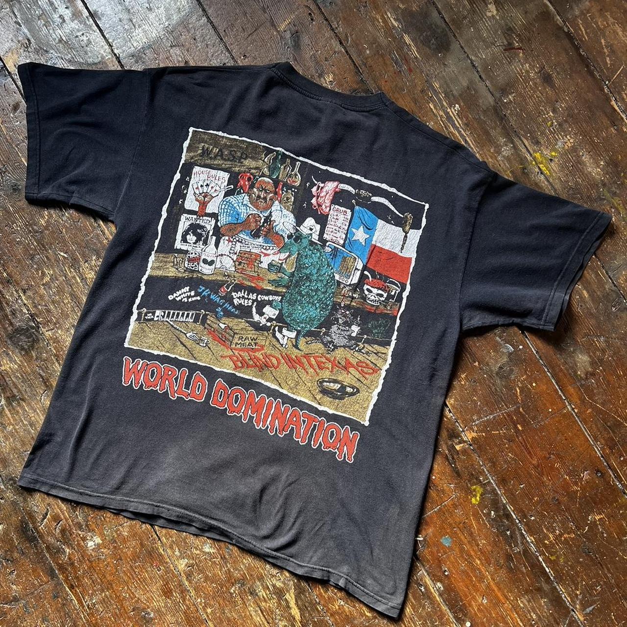 🤘🎸 VINTAGE W.A.S.P BLIND IN TEXAS WORLD DOMINATION | Depop