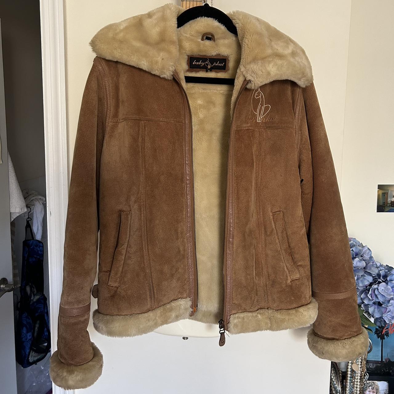 Baby Phat Women's Brown Coat | Depop