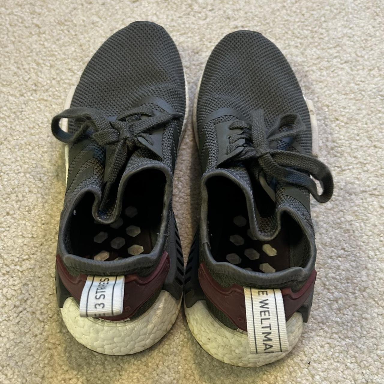 Adidas NMD R1 Olive Maroon Marked Women s US 7 Depop