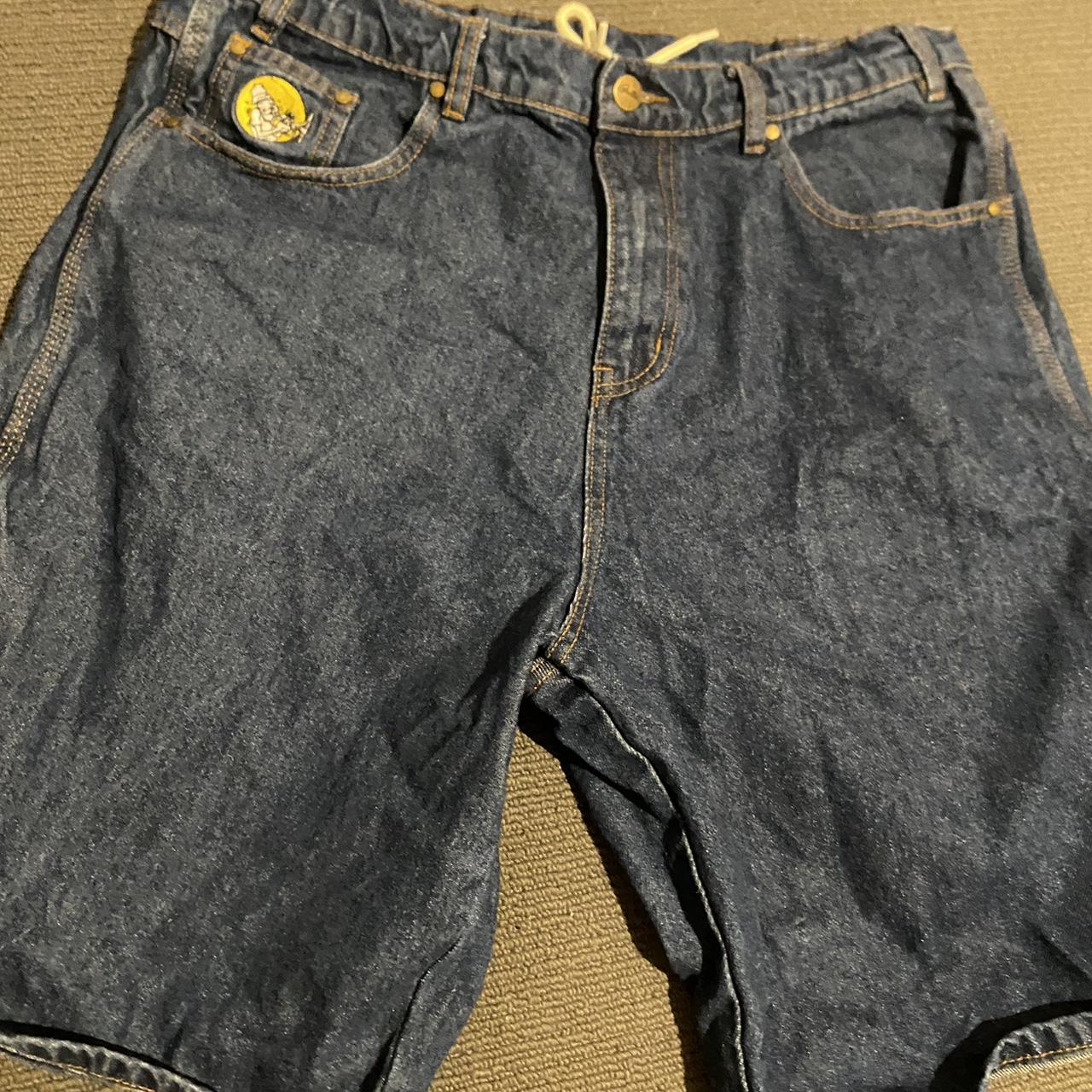 Butter goods dark blue denim jorts Size 34 I’m a... Depop