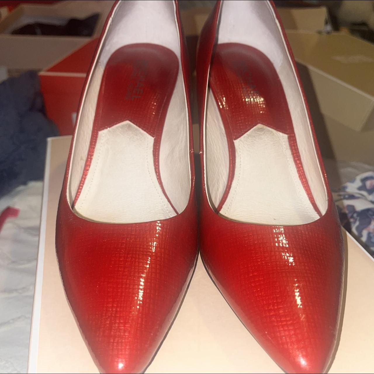 michael kors red sneakers