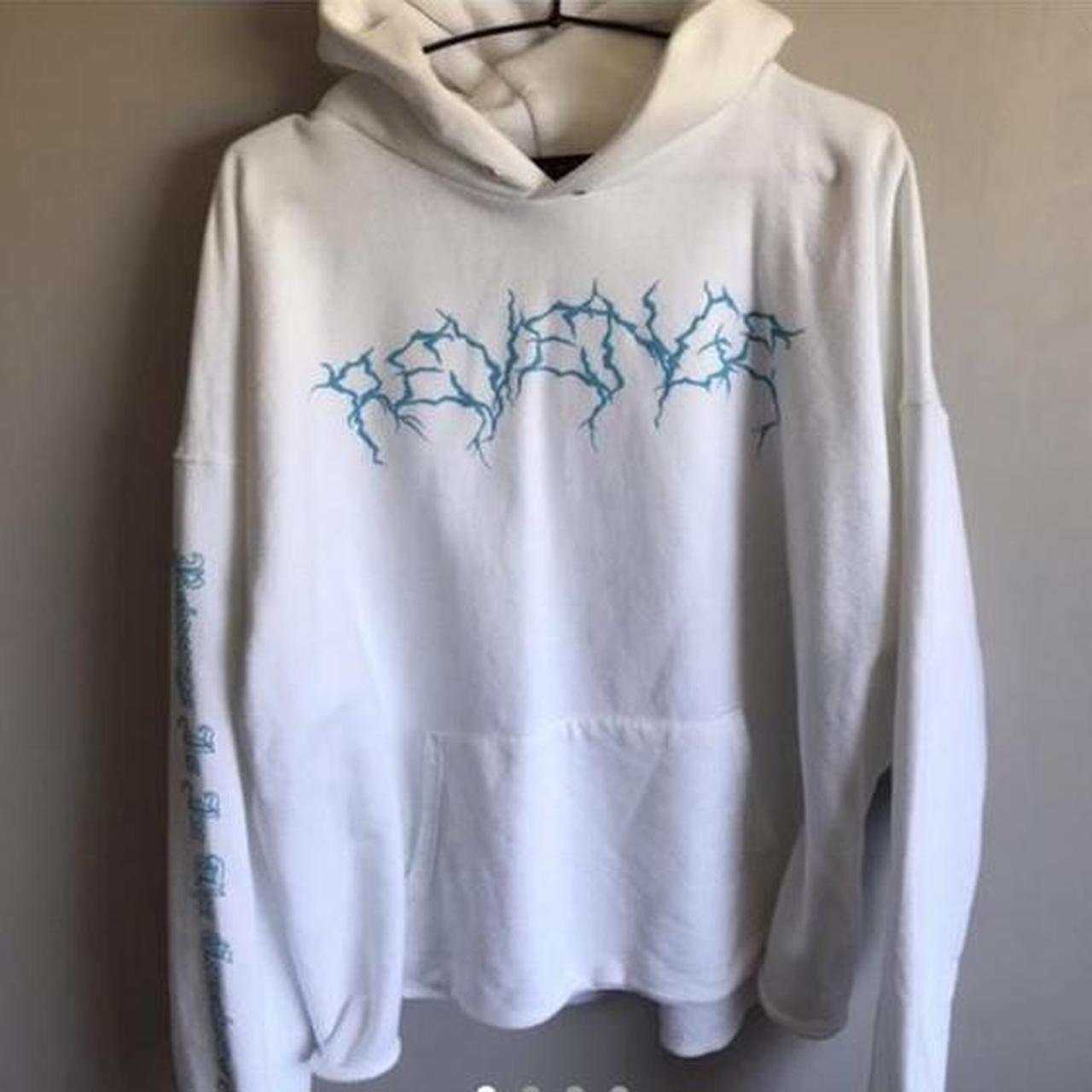 White revenge hoodie Clearance