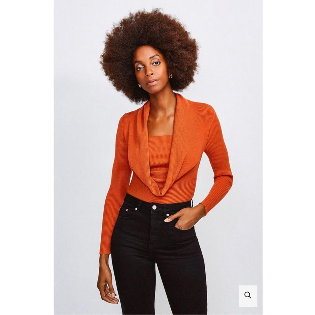 Karen millen hotsell orange jumper