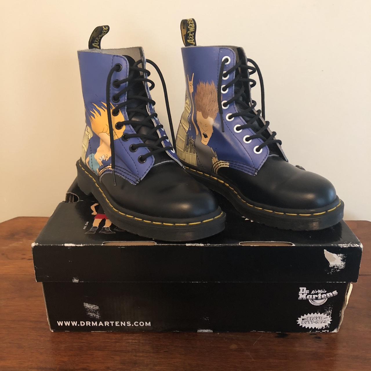 Rare 2017 collab Beavis and Butthead Dr Martens