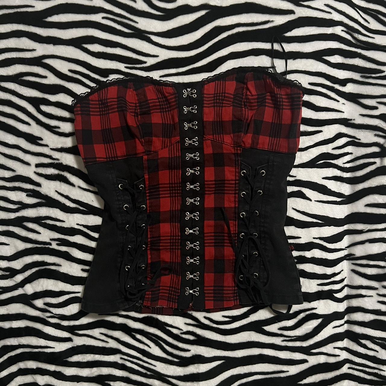 Plaid corset ROYAL outlet BONES