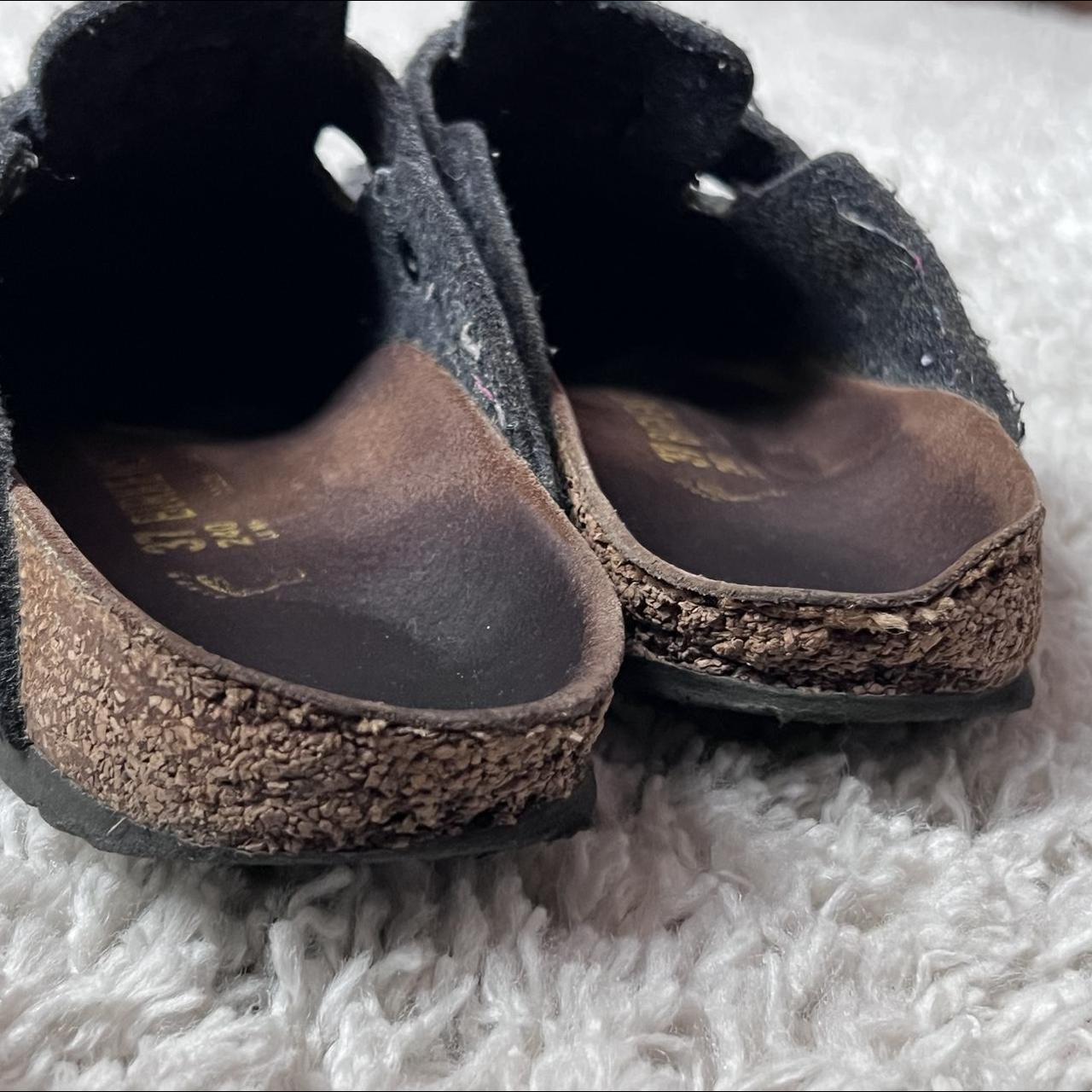 birkenstock boston grey felt