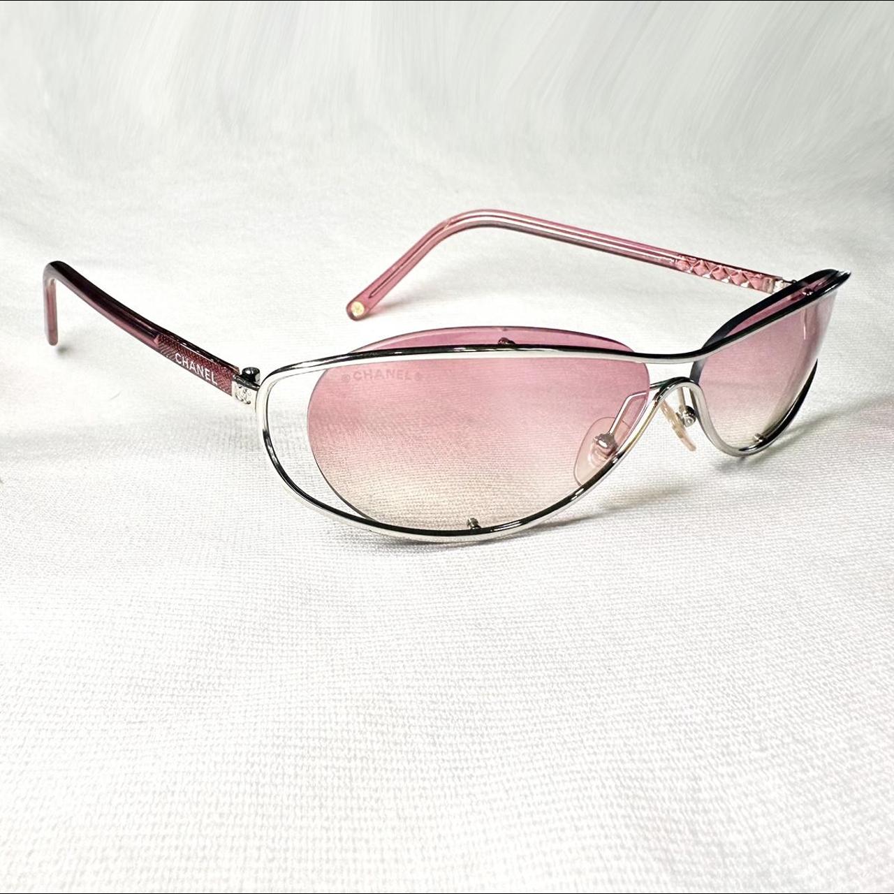 chanel pink glasses