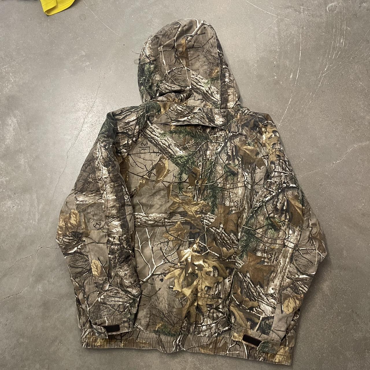 Real Tree Camo Hooded Jacket Size Xxl No Flaws 