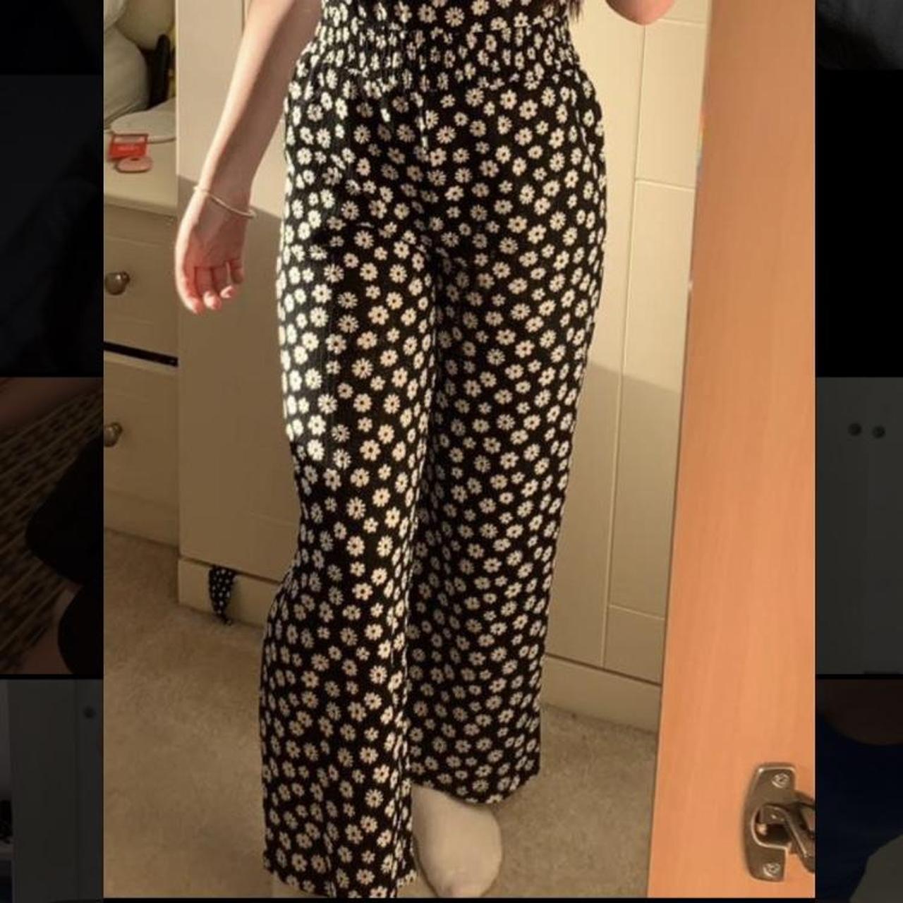 F&F Women's Black and White Jumpsuit | Depop