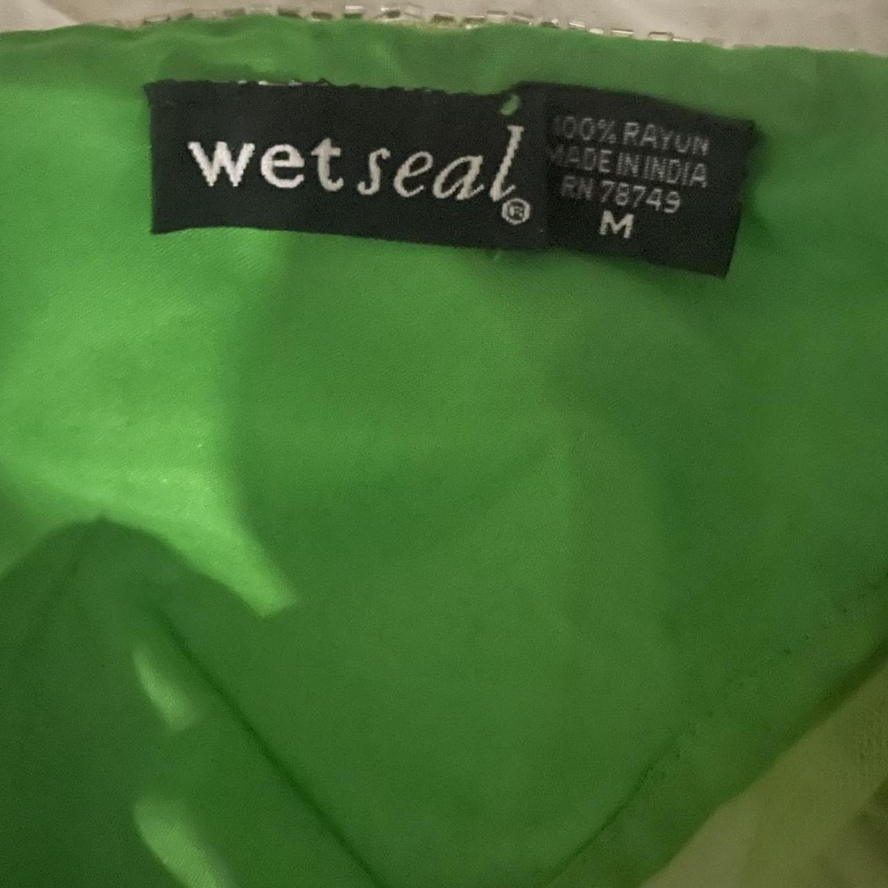 Wet seal y2k beaded top Size medium Depop