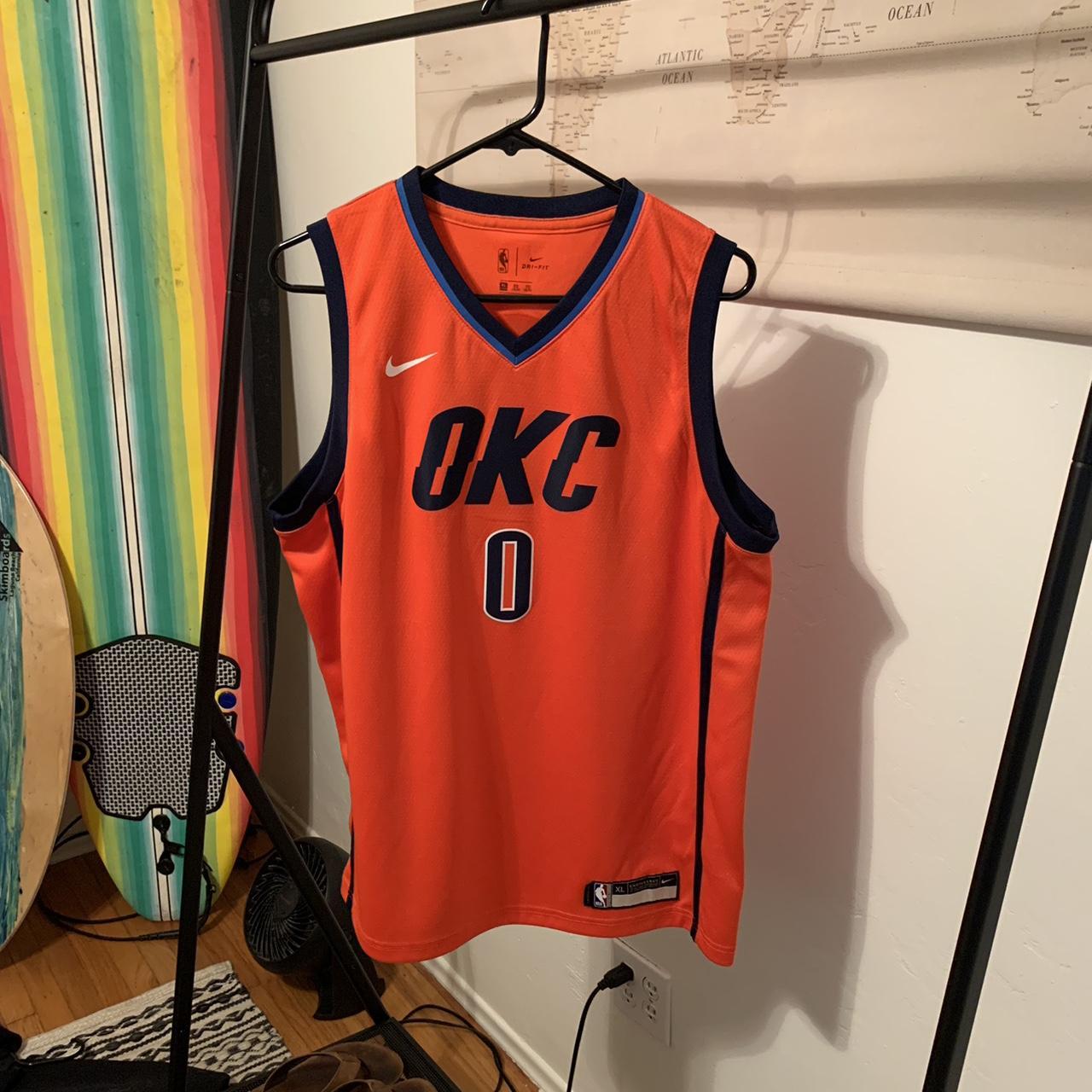 OKC Russell Westbrook Jersey YXS Great fit and. Depop