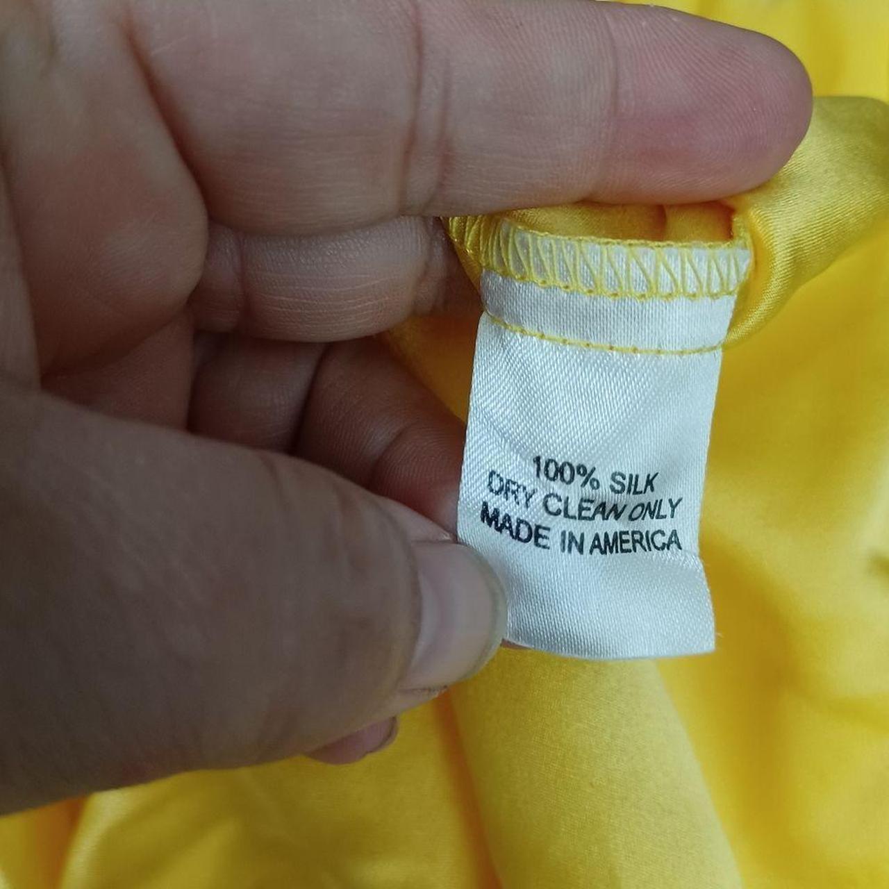 Amanda Uprichard Women's Yellow Dress | Depop