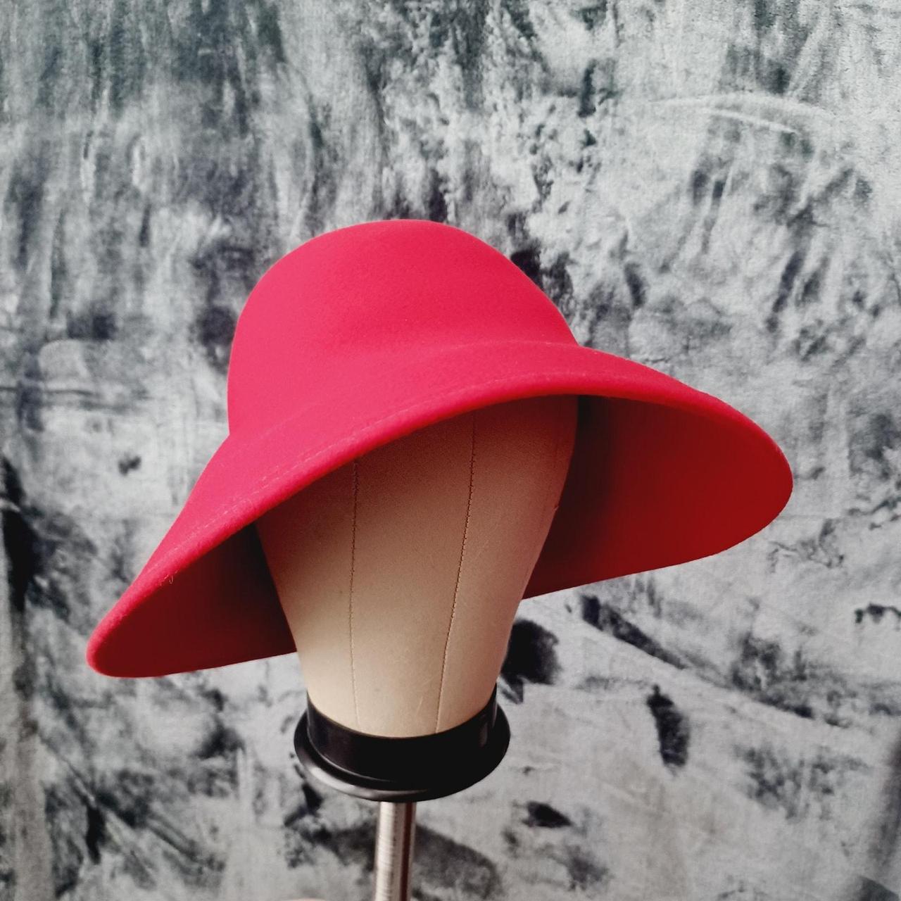 Scala Women's Hat - Red – Scala Red Wool Felted H… - image 1