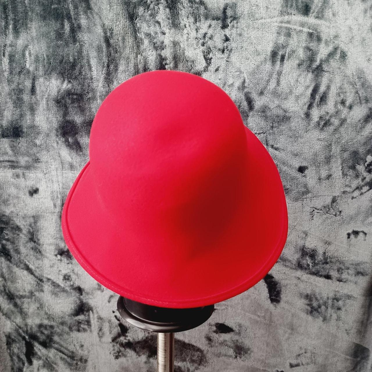 Scala Women's Hat - Red – Scala Red Wool Felted H… - image 4