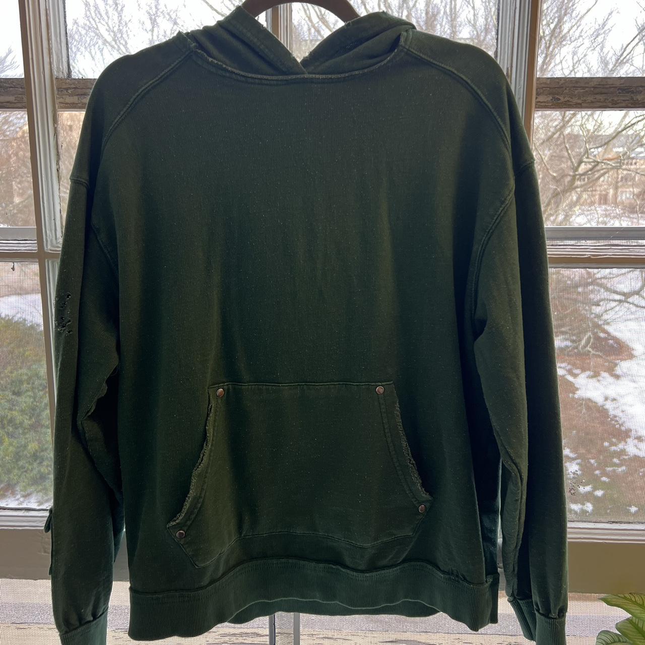 Green Urban Outfitters Hoodie! Super cool... - Depop