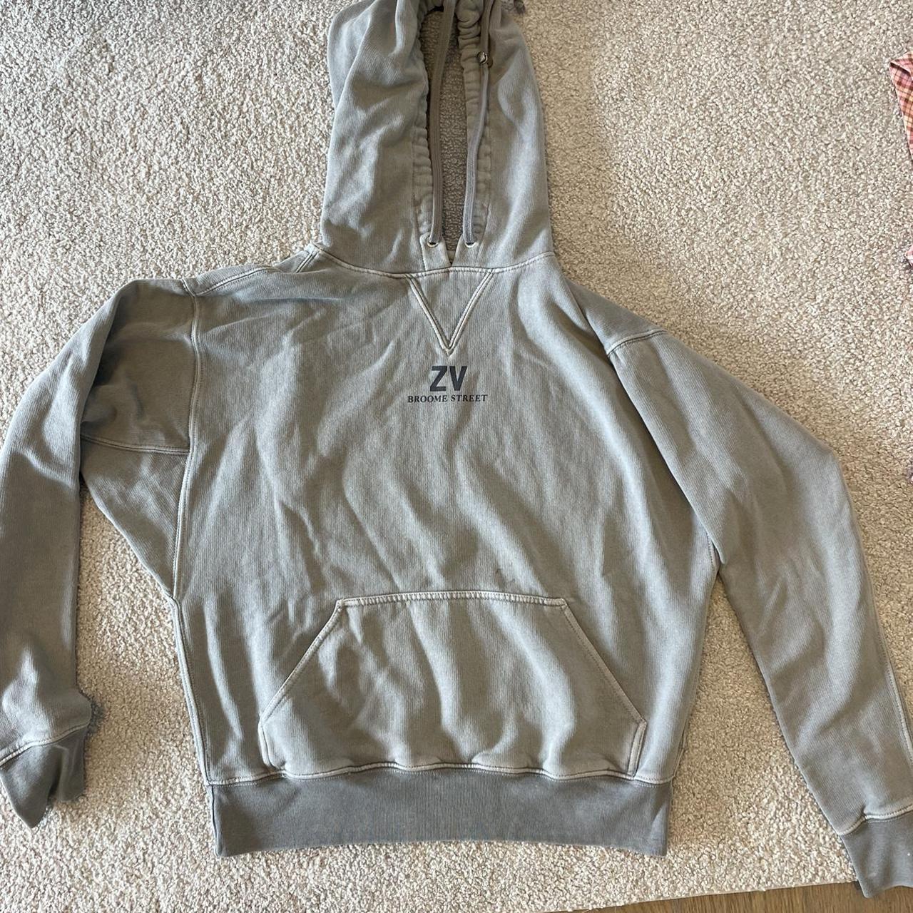 Zadig and Voltaire BROOM STREET NY grey hoodie Super... - Depop